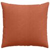 vidaXL Sofapuder 2 pcs R&oslash;d orange 50 x 50 cm Velourstof
