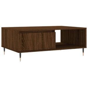 vidaXL sofabord 90x60x35 cm konstrueret tr&aelig; brun egetr&aelig;sfarve