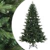 vidaXL Kunstigt Hinged Juletr&aelig; 120 cm PVC og metal Gr&oslash;n