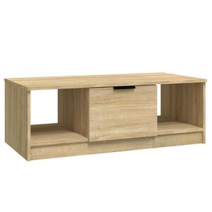 vidaXL sofabord 102x50x36 cm konstrueret tr&aelig; sonoma-eg