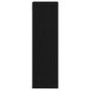 vidaXL V&aelig;ghylde 2 pcs Sort eg 50 x 15 x 85 cm Konstrueret tr&aelig;