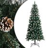 vidaXL kunstigt juletr&aelig; med juletr&aelig;sfod 150 cm PVC gr&oslash;n