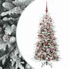 vidaXL Kunstigt Hinged Juletr&aelig; 120 cm 150 LED'er Varm hvid PE og PVC