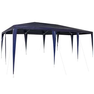 vidaXL Party Tent Bl&aring; 600 x 400 x 266 cm Polyethylen og st&aring;l