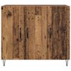 vidaXL Sideboard Gammelt tr&aelig; 90 x 32,5 x 80 cm Konstrueret tr&aelig;