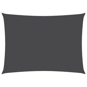 vidaXL solsejl 3x5 m rektangul&aelig;r oxfordstof antracitgr&aring;