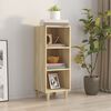 vidaXL sk&aelig;nk 34,5x32,5x90 cm konstrueret tr&aelig; sonoma-eg