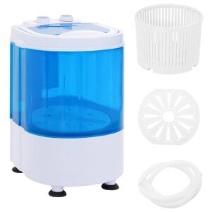 vidaXL mini-vaskemaskine enkelttromle 2,6 kg