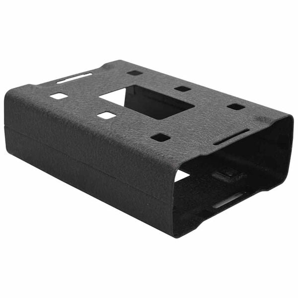 vidaXL Bil Safe med l&aring;s Sort 22 x 16 x 7 cm St&aring;l