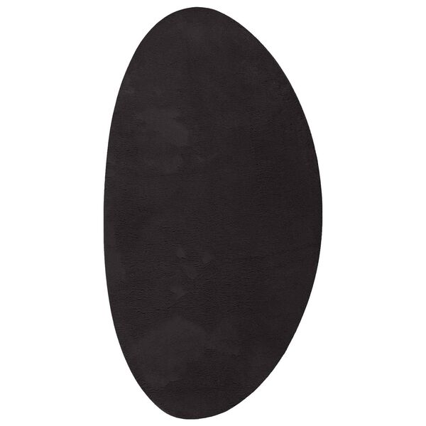 vidaXL Tæppe HUARTE Sort 80 x 150 cm Polyester