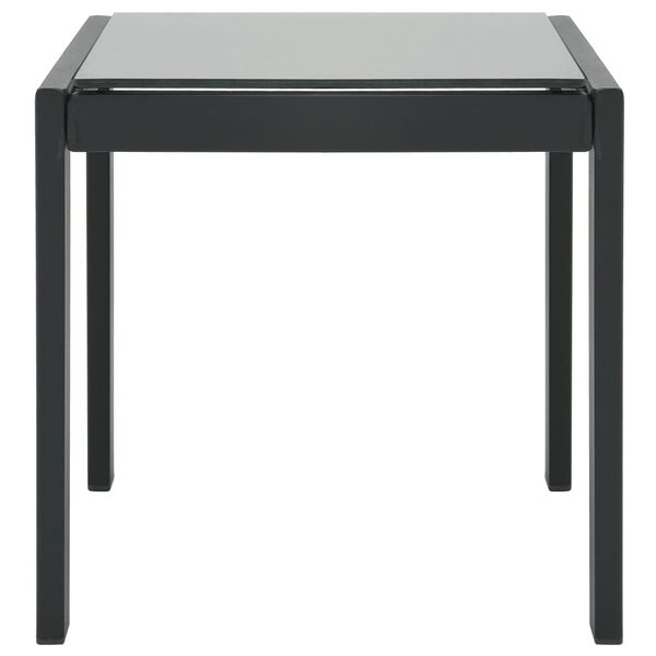 vidaXL liggestole 2 stk. med bord textilene og stål