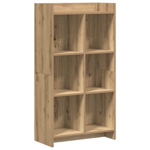 vidaXL Bogreol 6 niveauer 59 x 30 x 111 cm Konstrueret tr&aelig; Artisan-eg
