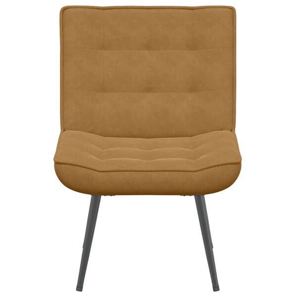 vidaXL l&aelig;nestol 64x74x84 cm fl&oslash;jl brun