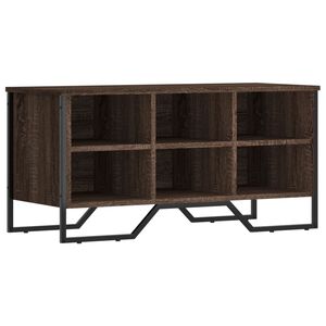 vidaXL skoreol 90x38x45,5 cm konstrueret tr&aelig; brun egetr&aelig;sfarve