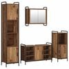 vidaXL Badev&aelig;relsesskabs&aelig;t 4 stk. Gammelt tr&aelig; 40 x 36 x 181 cm