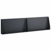 vidaXL St&oslash;ttemur 2 stk. 80 x 12 x 40 cm St&aring;l Antracit