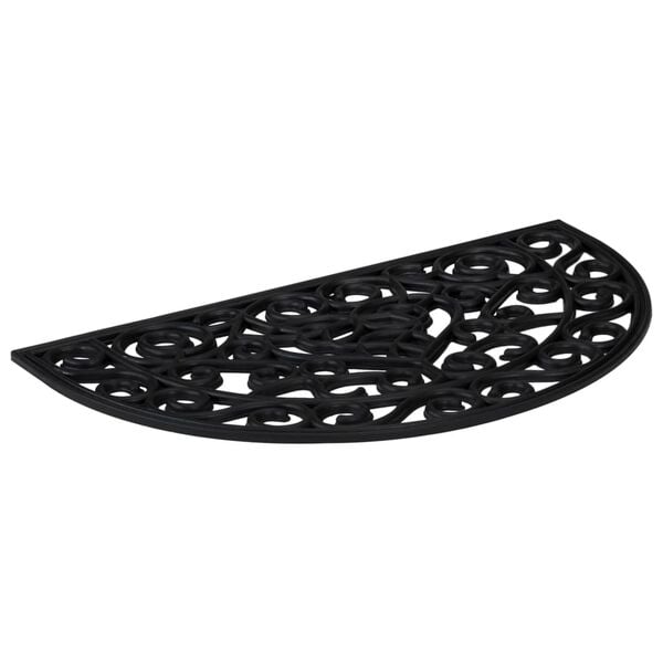 vidaXL d&oslash;rm&aring;tte 45x75 cm halvrund gummi