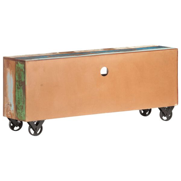 vidaXL tv-skab 120x30x50 cm massivt genbrugstr&aelig;