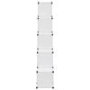 vidaXL kubeformede opbevaringskasser 15 stk. PP transparent