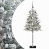 vidaXL Kunstig juletr&aelig; med kugler 120 cm 150 LED'er Varm hvid