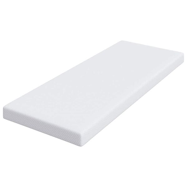 vidaXL Madras topper Hvid 80 x 200 cm Jacquard Stof