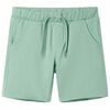 vidaXL Shorts til b&oslash;rn str. 140 med sn&oslash;re lys kakifarve