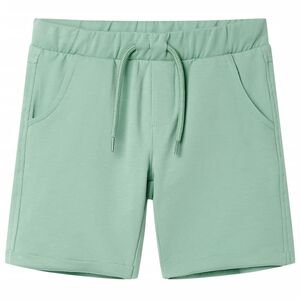 Shorts til b&oslash;rn str. 140 med sn&oslash;re lys kakifarve
