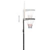 vidaXL basketballstativ 216-250 cm polyethylen hvid