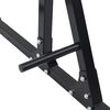 vidaXL Pull-Up Bar Station Sort 101 x 102 x 235 cm Pulverlakeret Stål