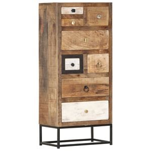 vidaXL kommode 45x30x105 cm massivt genbrugstr&aelig;