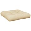 vidaXL pallehynder 2 stk. stof beige