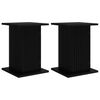 vidaXL Planteholder 2 stk. Sort 30,5 x 30 x 43 cm Konstrueret tr&aelig;