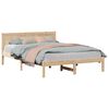 vidaXL Sengestel Brun 150 x 200 cm Massivt fyrretr&aelig;