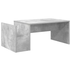vidaXL Sofabord Beton Gr&aring; 90 x 45 x 35 cm Konstrueret tr&aelig;