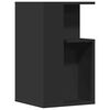 vidaXL sidebord 35x35x60 cm konstrueret tr&aelig; sort