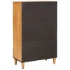 vidaXL Highboard med skuffe Lysebrun 60 x 33 x 100 cm Massivt mangotræ