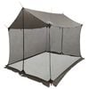 vidaXL Camping tarp med mesh v&aelig;gge Brun Gr&aring; 270 x 210 x 210 cm