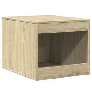 vidaXL toiletskjuler kattebakke 47x59x42 cm konstrueret tr&aelig; sonoma-eg