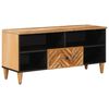 vidaXL Opbevaringsskabe Brun 100 x 33,5 x 46 cm Massivt mangotr&aelig;