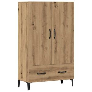 vidaXL skab 70x31x115 cm konstrueret tr&aelig; artisan egetr&aelig;sfarve