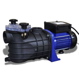 vidaXL poolpumpe elektrisk 500 W bl&aring;