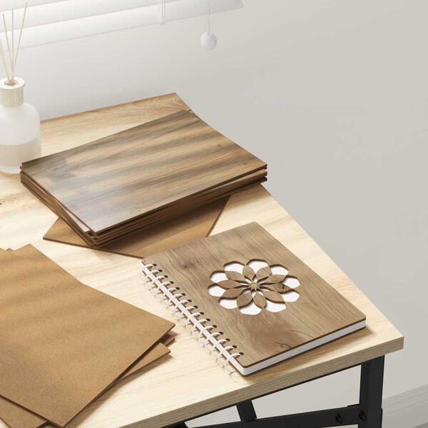 vidaXL Dekor Panels 12 pcs artisan eg 15 x 21 x 0.3 cm Konstrueret træ