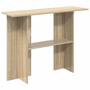 vidaXL Konsolbord Sonoma-eg 100 x 30 x 75 cm Konstrueret tr&aelig;