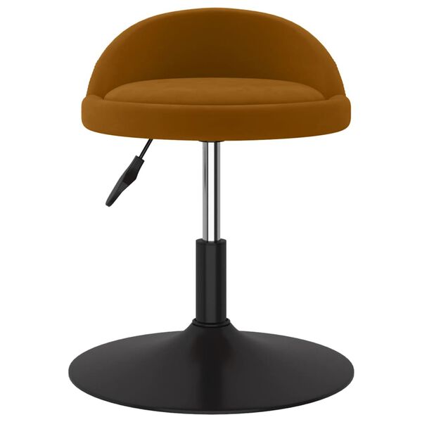 vidaXL drejelige spisebordsstole 2 stk. fl&oslash;jl brun