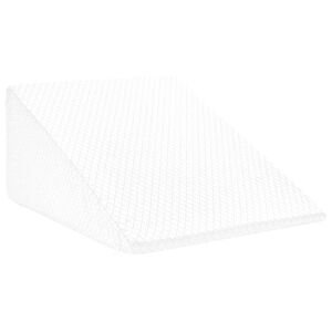 vidaXL Benpude 60 x 50 x 30 cm Bl&oslash;d Memory Skum Hvid