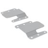 vidaXL Flush Mount Beslag 2 S&oslash;lv 75 x 66 x 1,4 mm St&aring;l