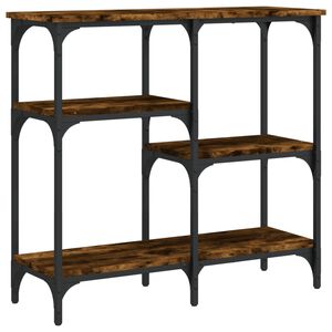 vidaXL konsolbord 80x29x75 cm konstrueret tr&aelig; r&oslash;get egetr&aelig;sfarve