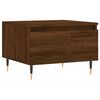 vidaXL sofabord 50x46x35 cm konstrueret tr&aelig; brun egetr&aelig;sfarve