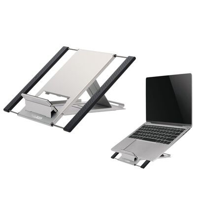 NewStar foldbart laptop- og tabletstativ 10"-22" sølvfarvet