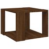 vidaXL sofabord 40x40x30 cm konstrueret tr&aelig; brun egetr&aelig;sfarve